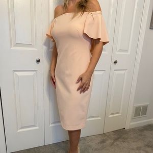 Ralph Lauren Drop off-shoulder cocktail dress